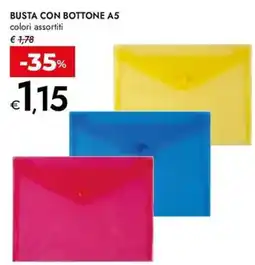 Bennet Busta con bottone A5 offerta