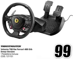 MediaWorld THRUSTMASTER Volante T80 Rw Ferrari 488 Gtb Emea Version offerta