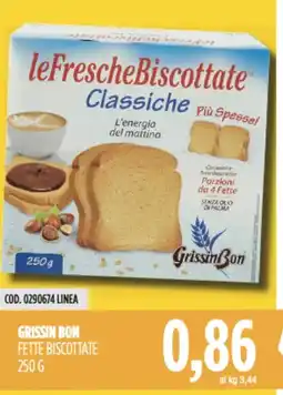 Carico Cash & Carry Grissin bon fette biscottate offerta