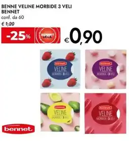 Bennet Benne veline morbide 3 veli BENNET offerta