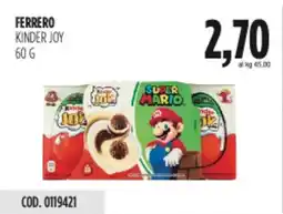 Carico Cash & Carry Ferrero kinder joy offerta