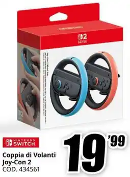 MediaWorld NINTENDO SWITCH Coppia di Volanti Joy-Con 2 offerta