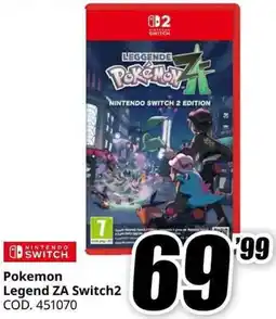 MediaWorld NINTENDO SWITCH Pokemon Legend ZA Switch2 offerta