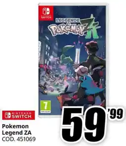 MediaWorld NINTENDO SWITCH Pokemon Legend ZA offerta