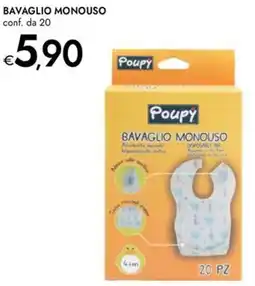 Bennet Bavaglio monouso Poupy offerta