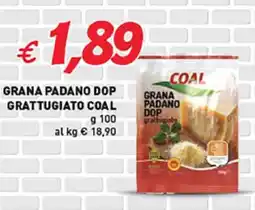 Coal Grana padano dop grattugiato COAL offerta