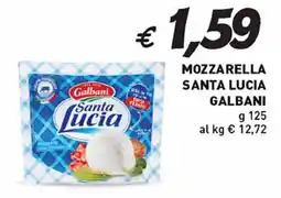 Coal Mozzarella santa lucia GALBANI offerta