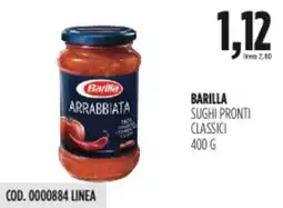 Carico Cash & Carry Barilla sughi pronti classici offerta