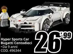 MediaWorld LEGO Hyper Sports Car Bugatti Centodieci offerta