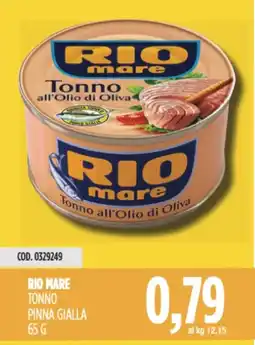 Carico Cash & Carry Rio mare tonno pinna gialla offerta