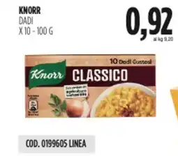 Carico Cash & Carry Knorr dadi x10 offerta