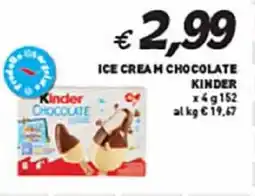 Coal Ice cream chocolate KINDER offerta