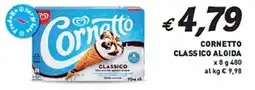 Coal Cornetto classico ALGIDA offerta