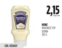 Carico Cash & Carry Heinz maionese top down offerta
