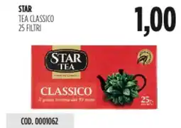 Carico Cash & Carry Star tea classico 25 filtri offerta