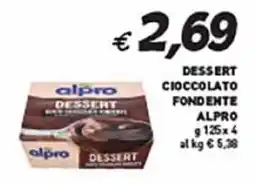 Coal Dessert cioccolato fondente ALPRO offerta