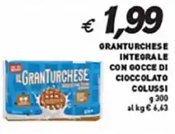 Coal Granturchese integrale con gocce di cioccolato COLUSSI offerta