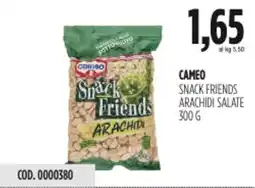 Carico Cash & Carry Cameo snack friends arachidi salate offerta