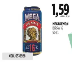 Carico Cash & Carry Megademon birra 16 offerta