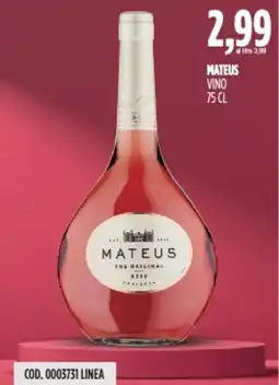 Carico Cash & Carry Mateus vino offerta