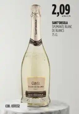 Carico Cash & Carry Sant'orsola spumante blanc de blancs offerta