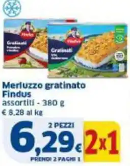 Sigma Merluzzo gratinato Findus offerta