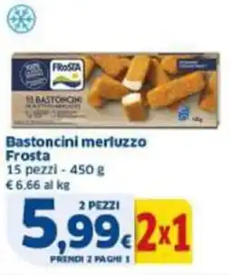 Sigma Bastoncini merluzzo Frosta offerta