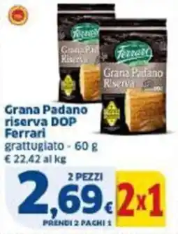 Sigma Grana Padano riserva DOP Ferrari offerta