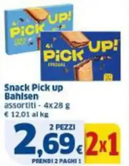 Sigma Snack Pick up Bahlsen offerta