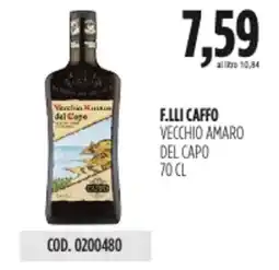 Carico Cash & Carry F.lli caffo vecchio amaro del capo offerta