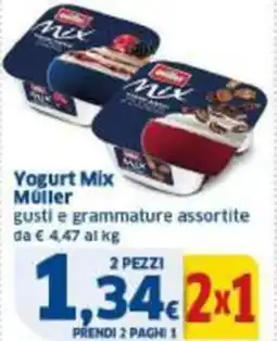 Sigma Yogurt Mix Muller offerta