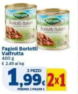 Sigma Fagioli Borlotti Valfrutta offerta