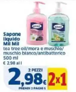Sigma Sapone liquido Mil Mil offerta