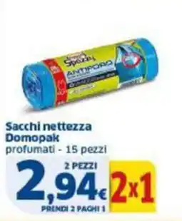 Sigma Sacchi nettezza Domopak offerta