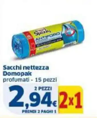 Sigma Sacchi nettezza Domopak offerta