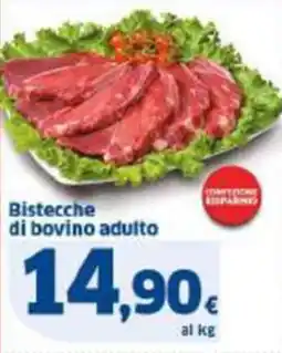 Sigma Bistecche di bovino adulto offerta