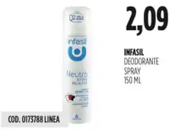 Carico Cash & Carry Infasil deodorante spray offerta