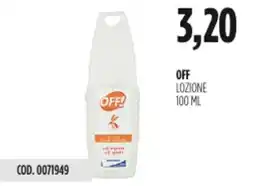 Carico Cash & Carry Off lozione offerta