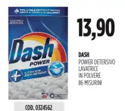 Carico Cash & Carry Dash power detersivo lavatrice in polvere 86 misurini offerta