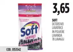 Carico Cash & Carry Soft detersivo lavatrice in polvere lavanda 78 lavaggi offerta