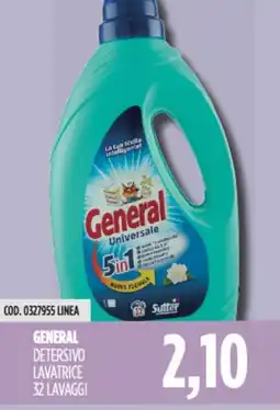 Carico Cash & Carry General detersivo lavatrice 32 lavaggi offerta