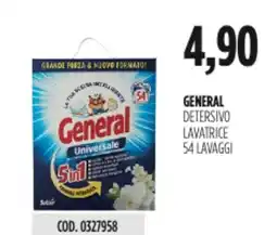 Carico Cash & Carry General detersivo lavatrice 54 lavaggi offerta