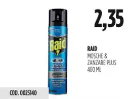 Carico Cash & Carry Raid mosche & zanzare plus offerta