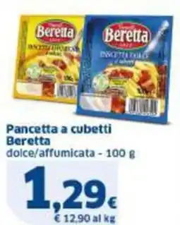 Sigma Pancetta a cubetti Beretta offerta