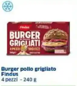 Sigma Burger pollo grigliato Findus offerta