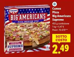 Lidl Cameo Pizza Big Americans Supreme offerta