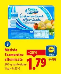 Lidl Merivio Scamorza affumicate offerta