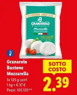 Lidl Granarolo Bustone Mozzarella offerta