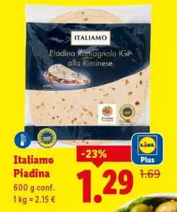 Lidl Italiamo Piadina offerta