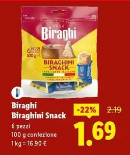 Lidl BIRAGHI Biraghini Snack offerta